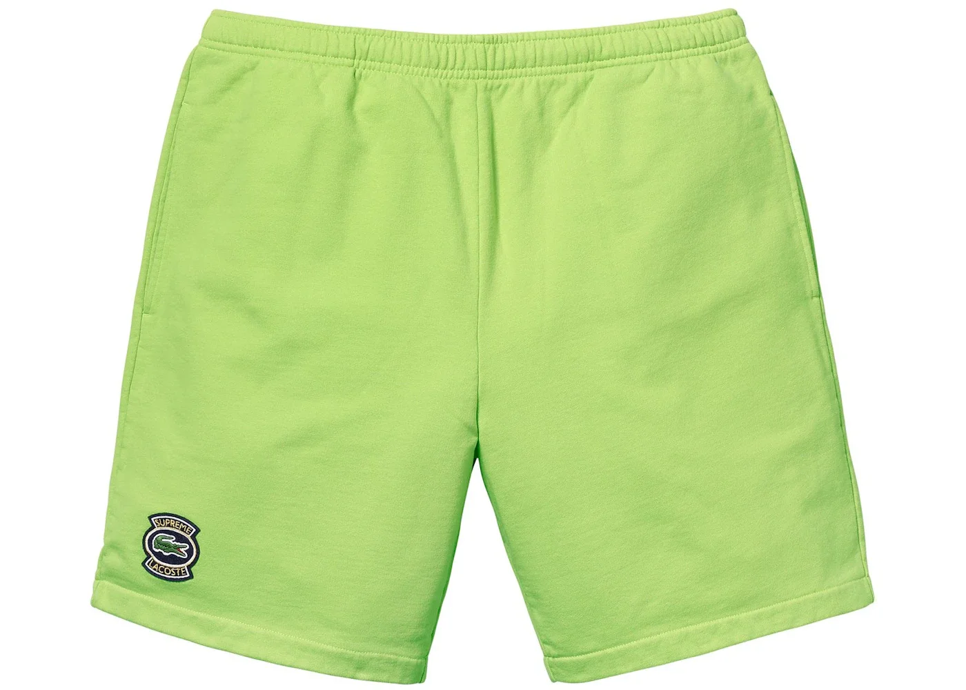 Supreme LACOSTE Sweatshort Green - 1