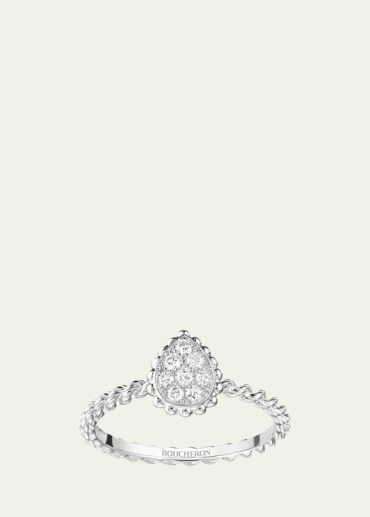 Serpent Boheme Extra Small Motif Diamond Ring - 1