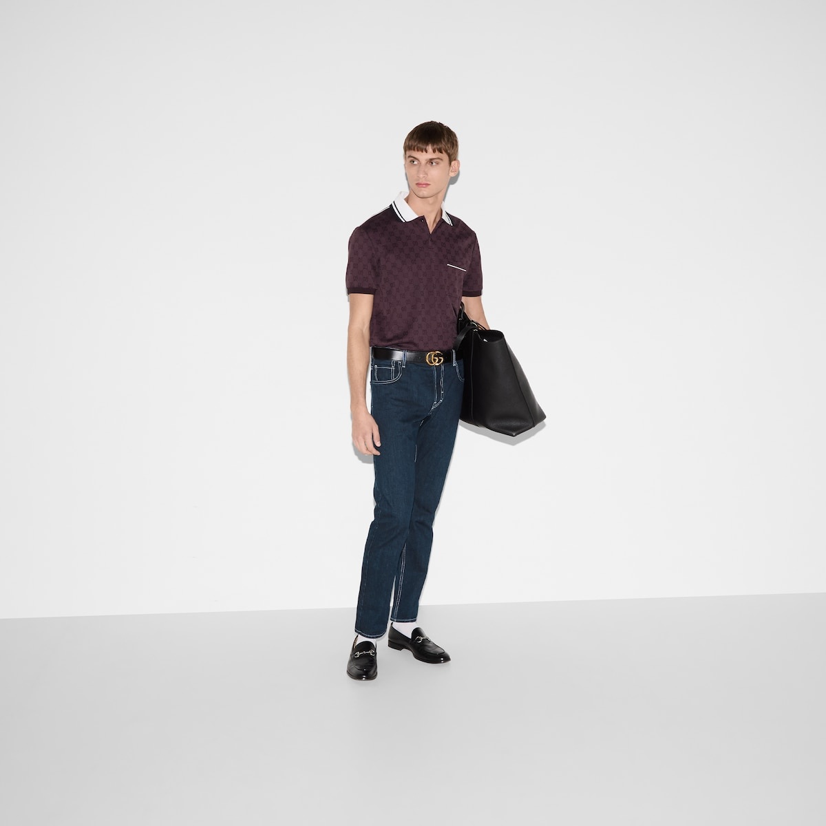 Lasered tapered denim pant - 6