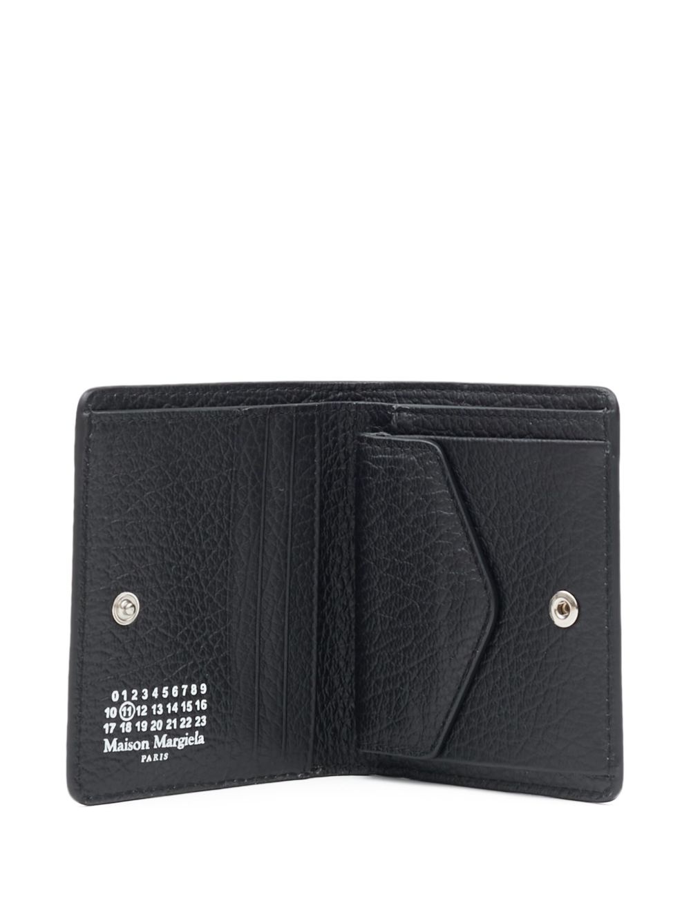 four-stitch leather bi-fold wallet - 3