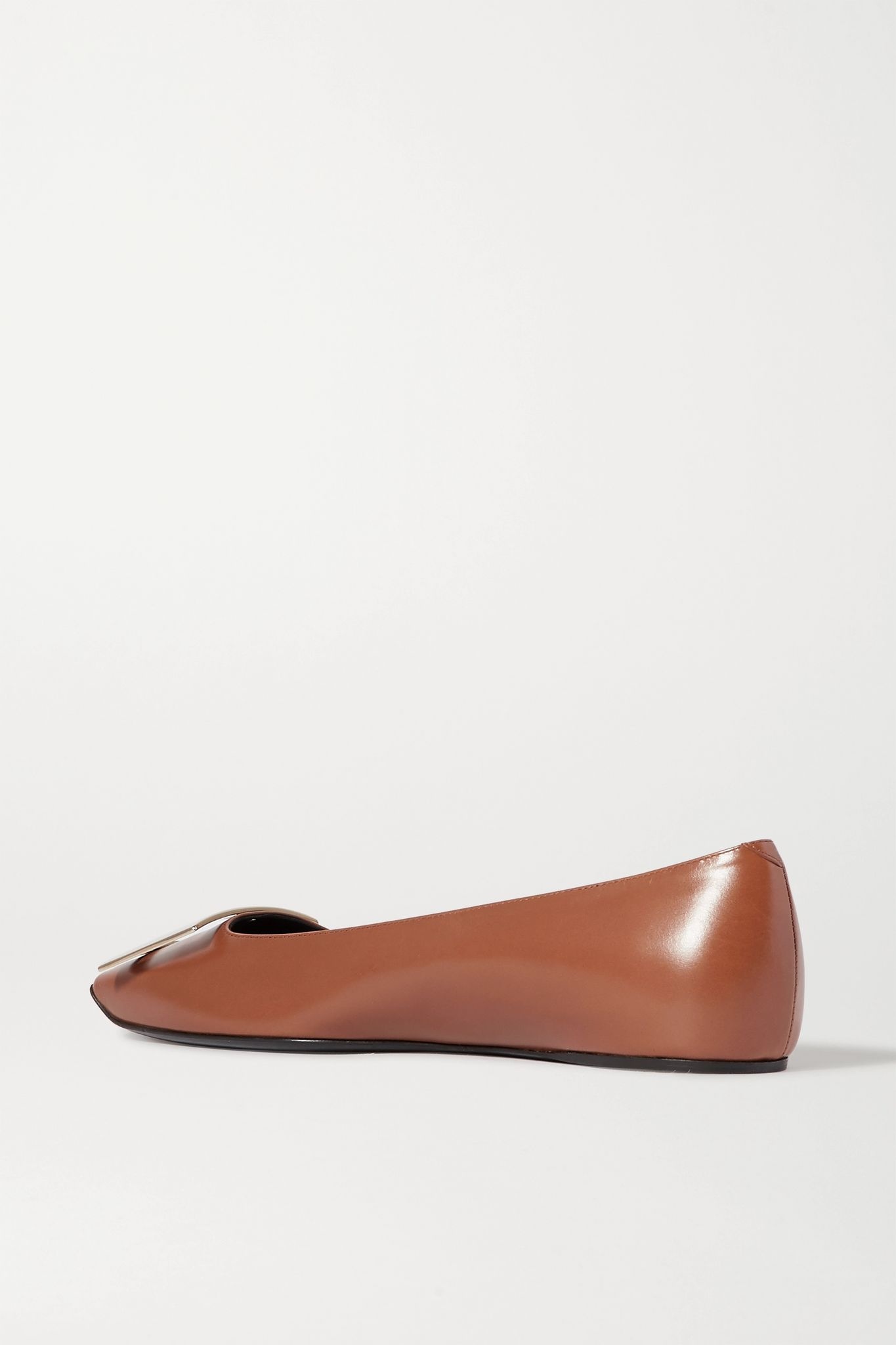 Trompette Quadrata leather ballet flats - 4