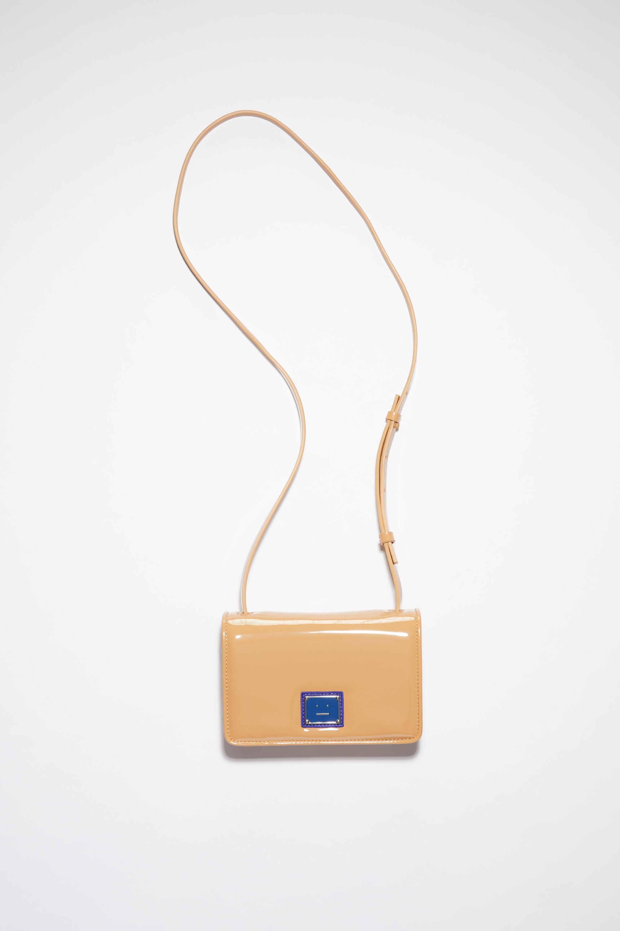 Mini crossbody Face bag - Beige - 1