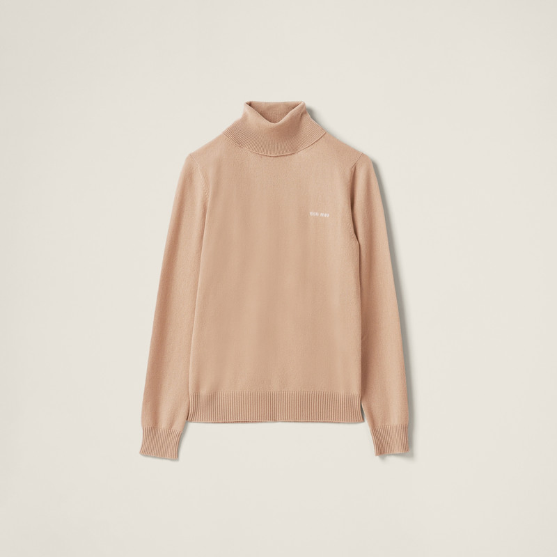 Cashmere turtleneck sweater 1