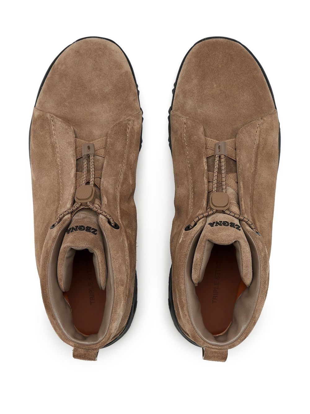 Triple Stitch Vetta suede sneakers - 4