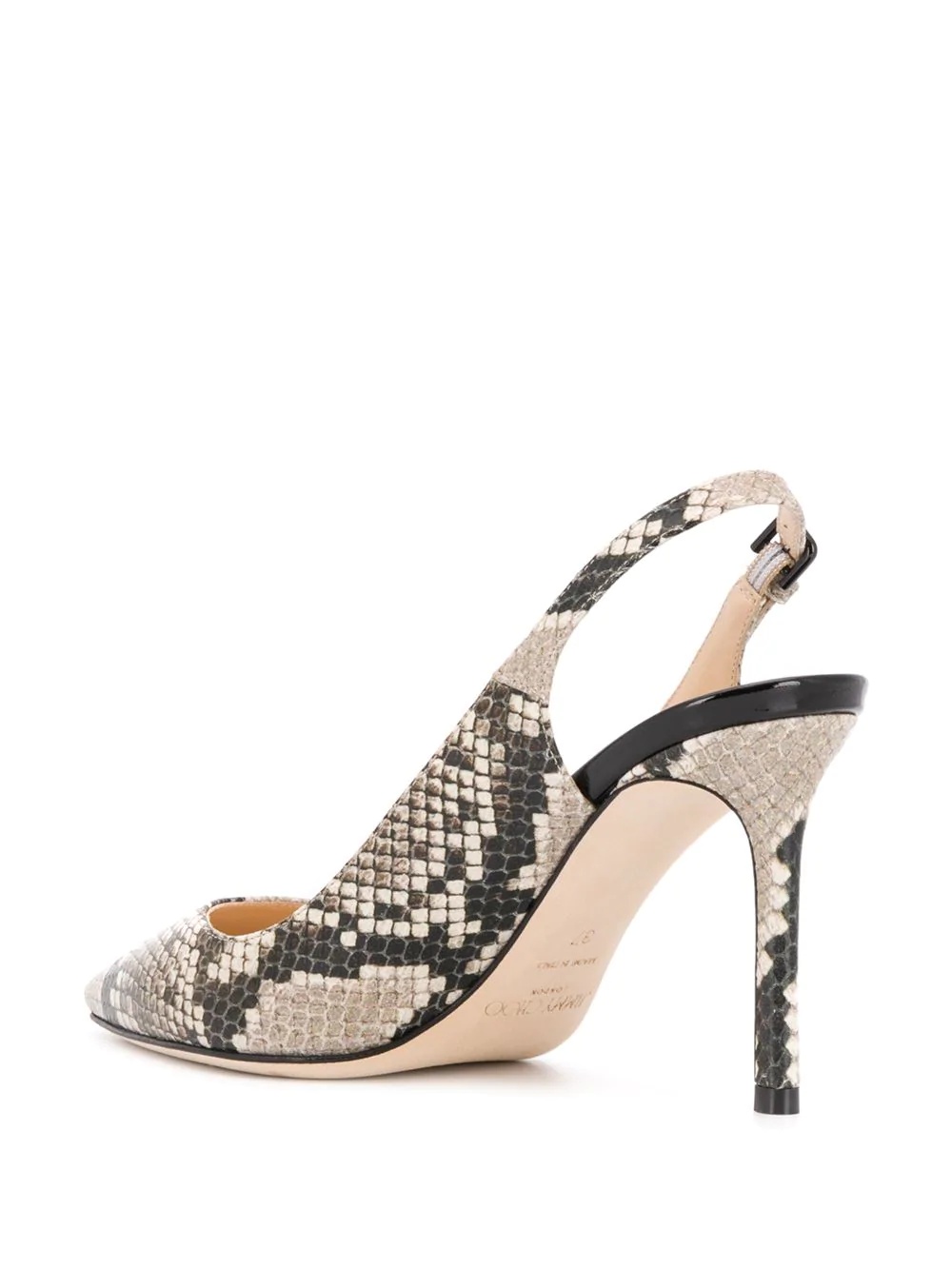 Erin 85mm snake-effect pumps - 3