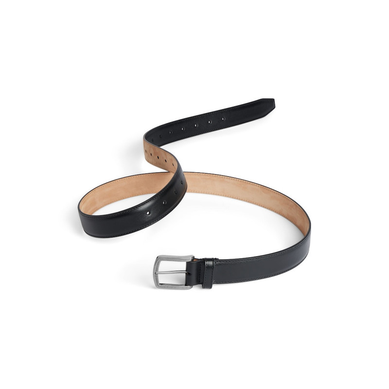BALENCIAGA Men's Tailoring Belt in Black outlook