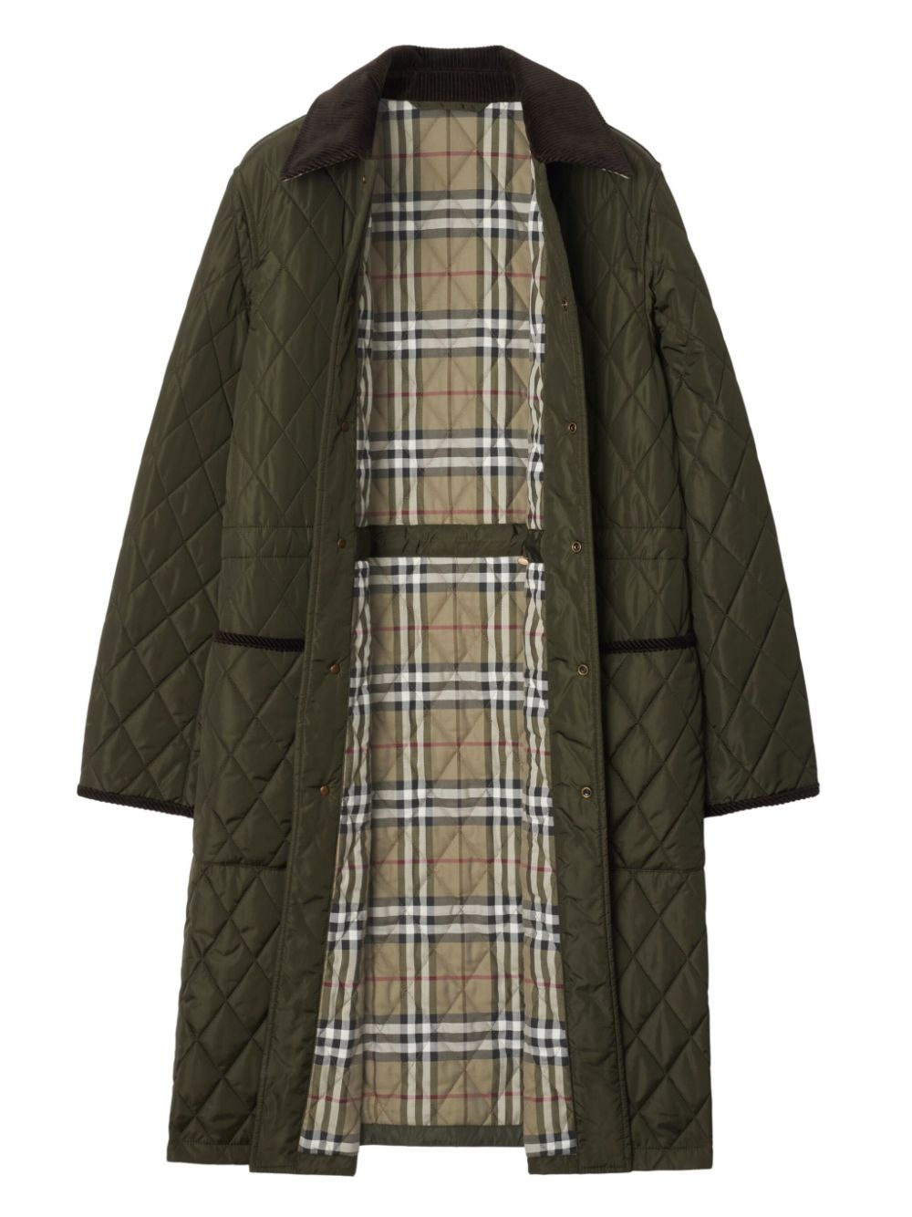 quilted car coat - 5