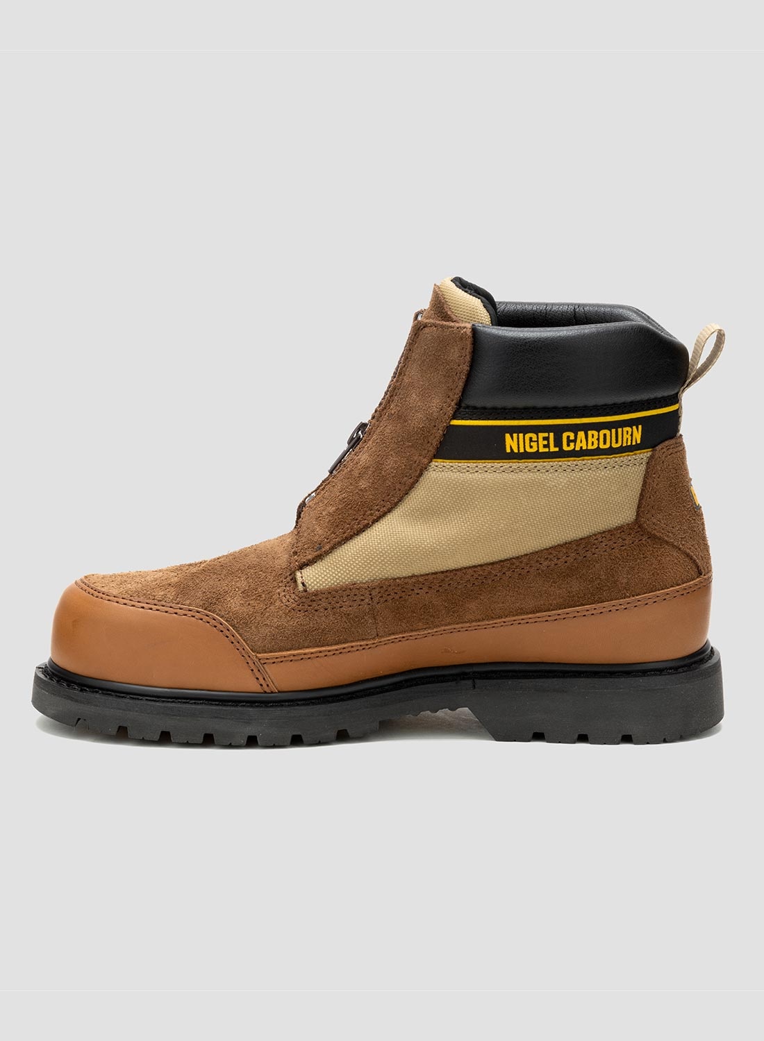 CAT Footwear x Nigel Cabourn Utah Zip in Bison - 3