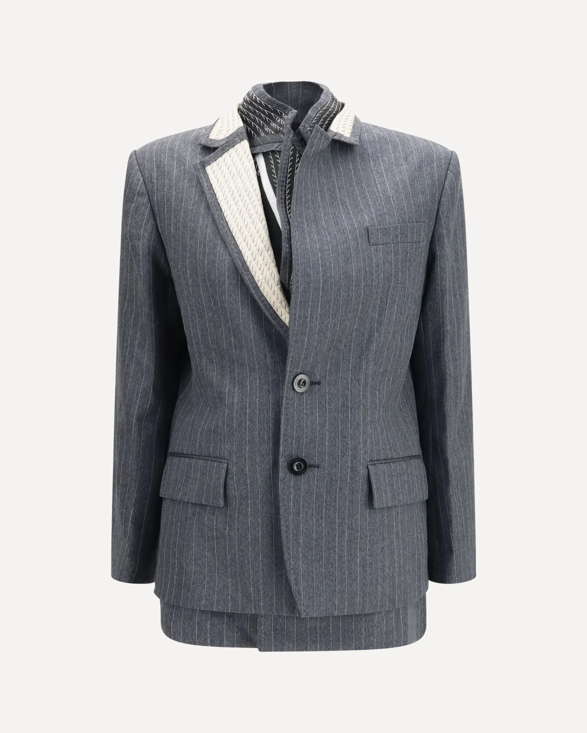 Pinstripe single breasted Jacket - 1