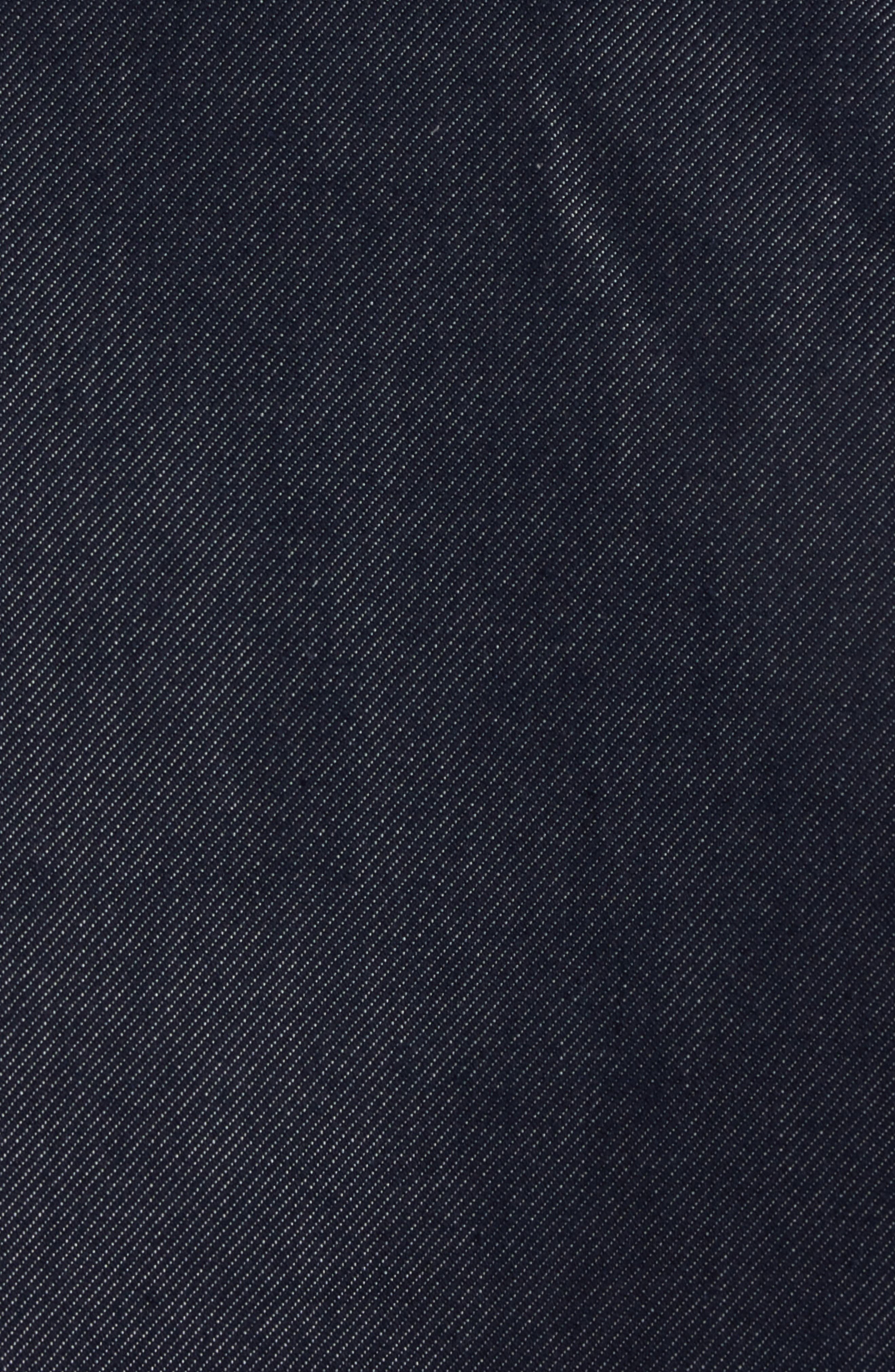 Givenchy Military Silk Blend Denim Overshirt in Indigo Blue at Nordstrom - 6