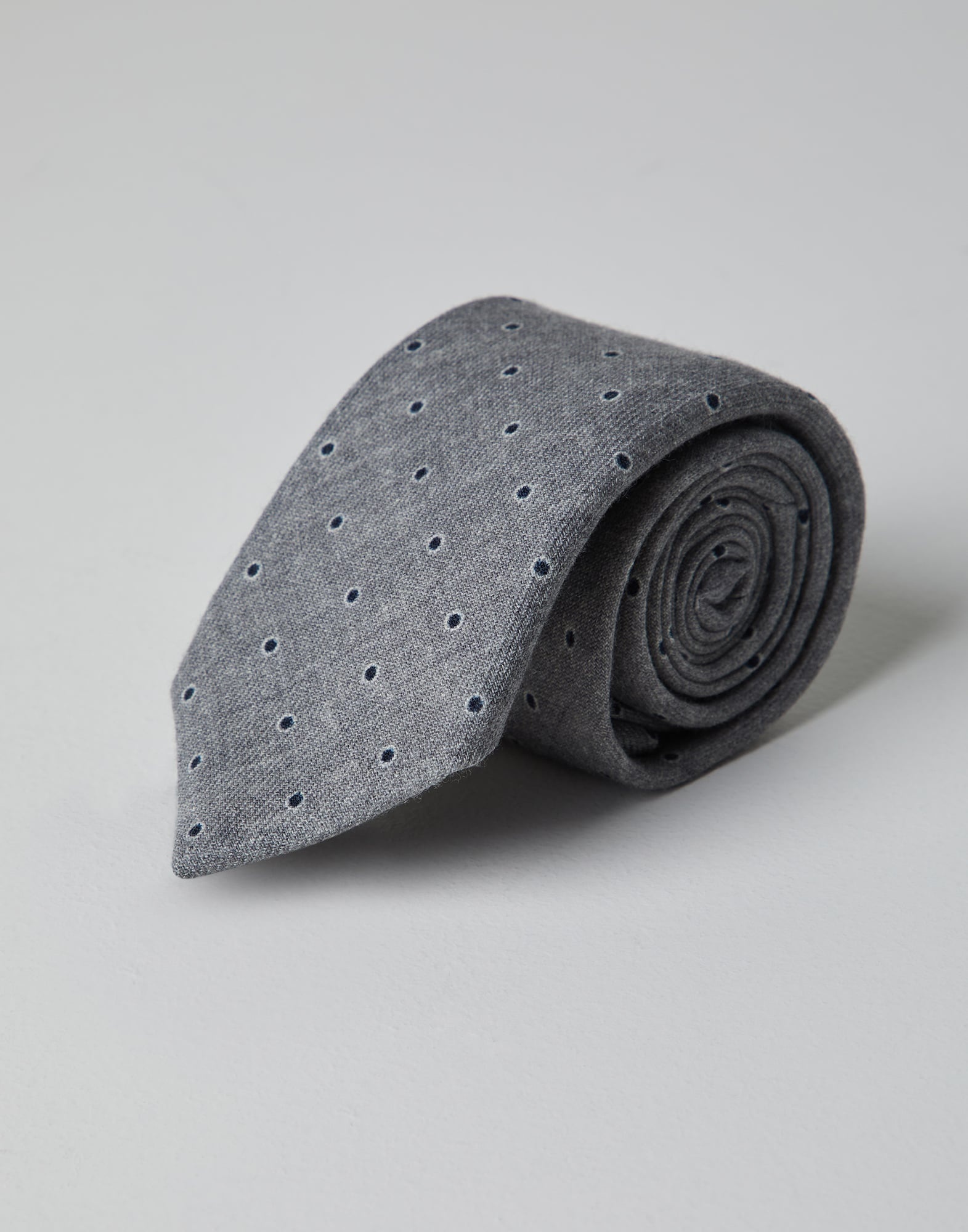 Spotted wool tie - 2