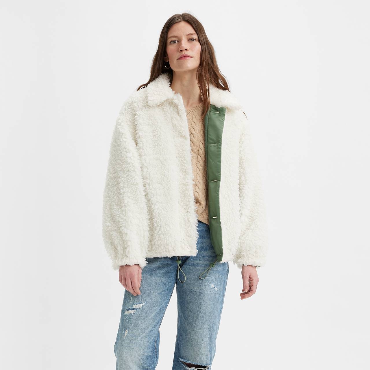 SHERPA REVERSIBLE SWING TRUCKER JACKET - 5