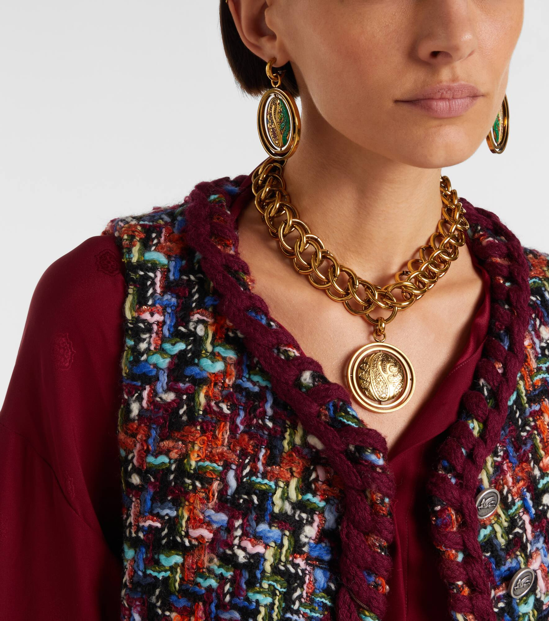 Paisley drop earrings - 6