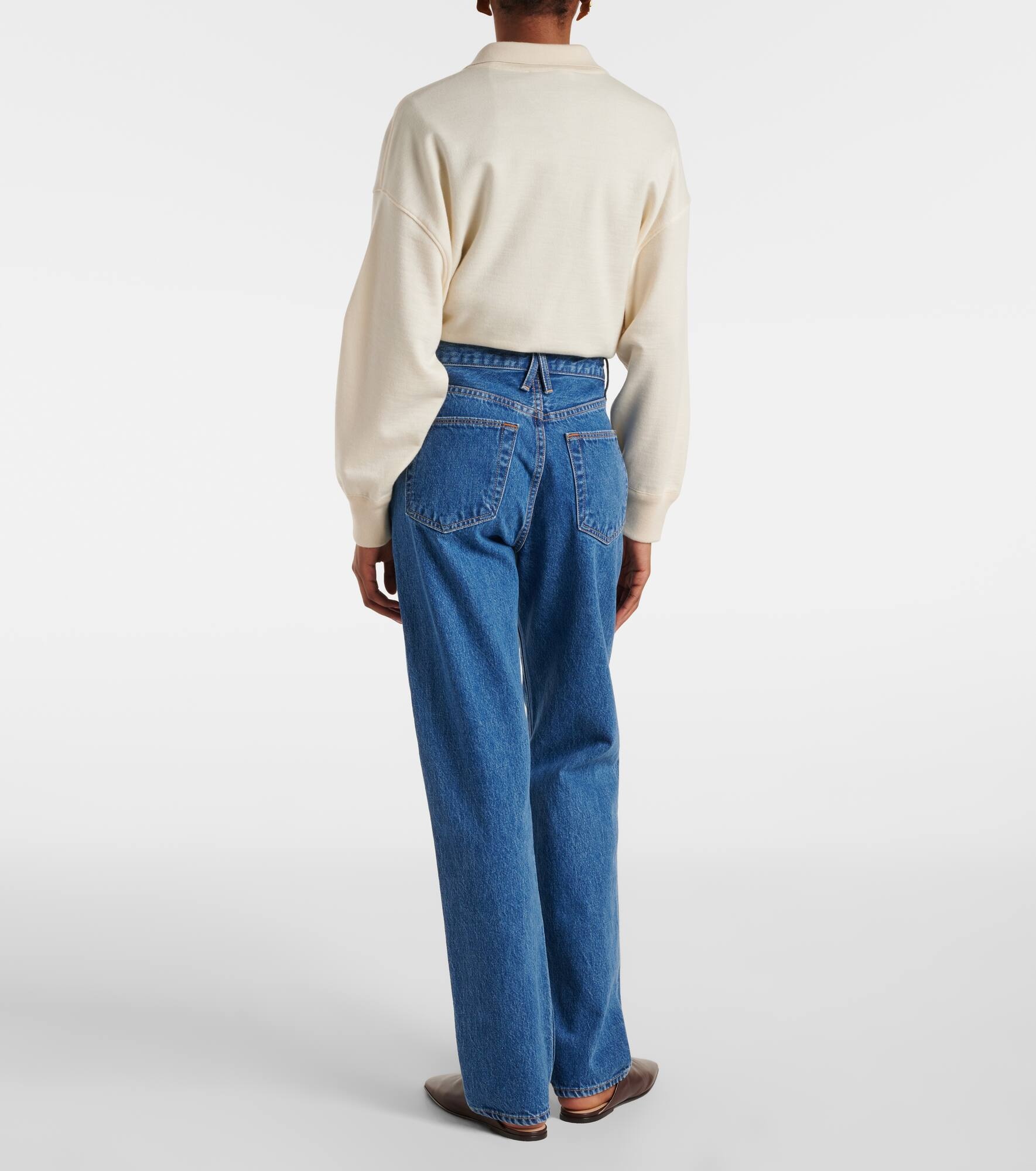 London high-rise straight jeans - 3