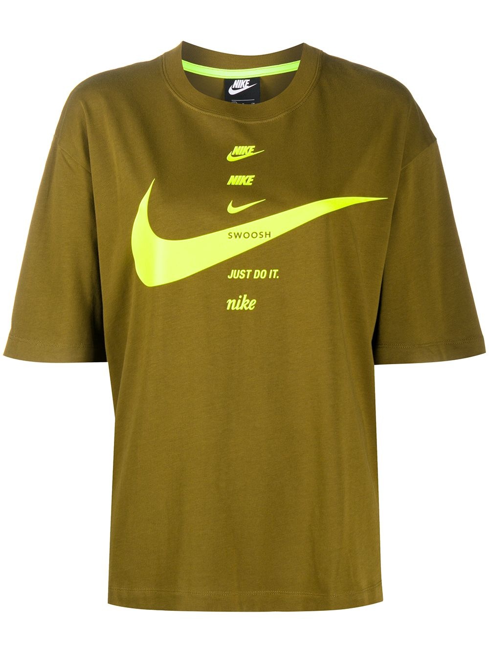 Swoosh logo print T-shirt - 1