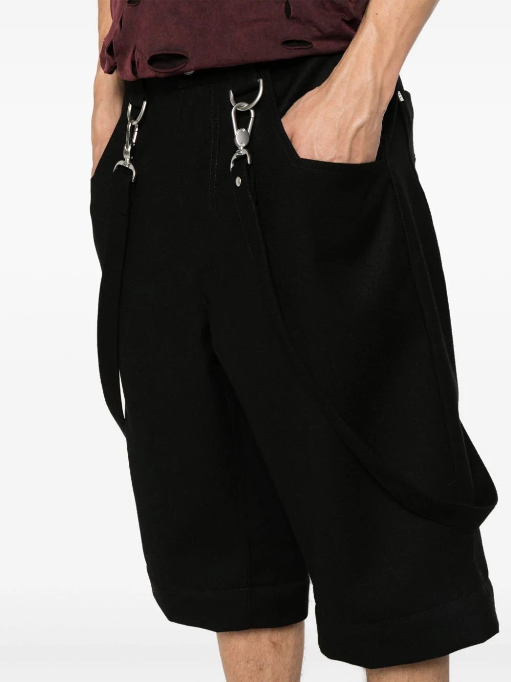 DETACHABLE-LEG WIDE-LEG TROUSERS - 2