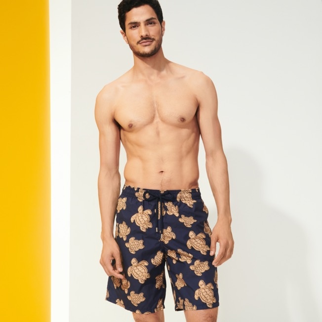 Men Swim Trunks Long Sand Turtles - 3