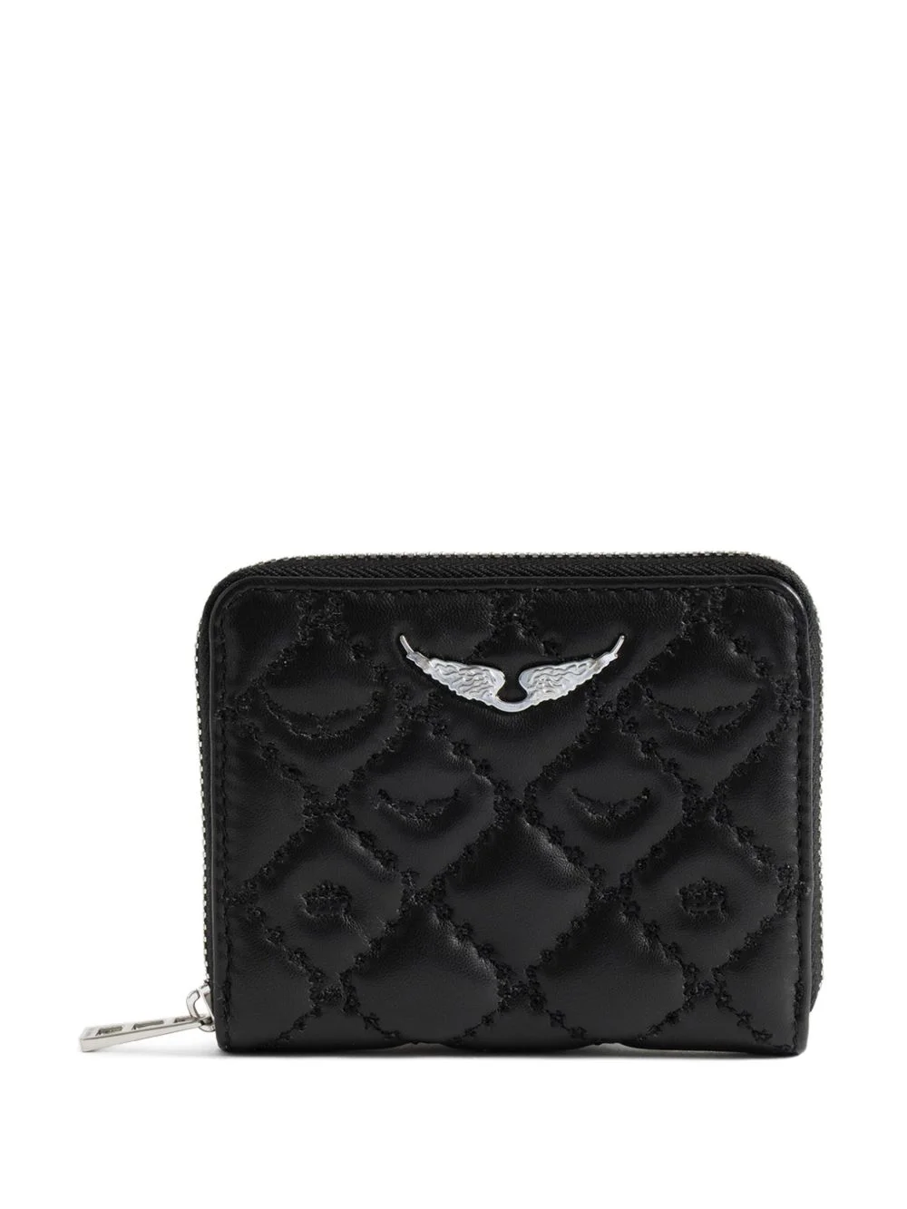 quilted zip-around wallet - 1