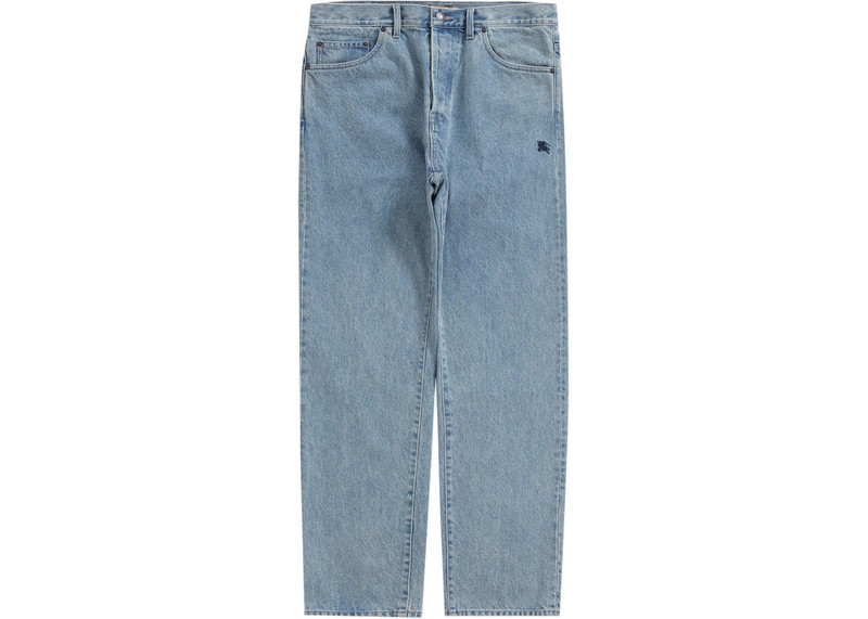 Supreme Supreme Burberry Regular Jean Washed Blue outlook