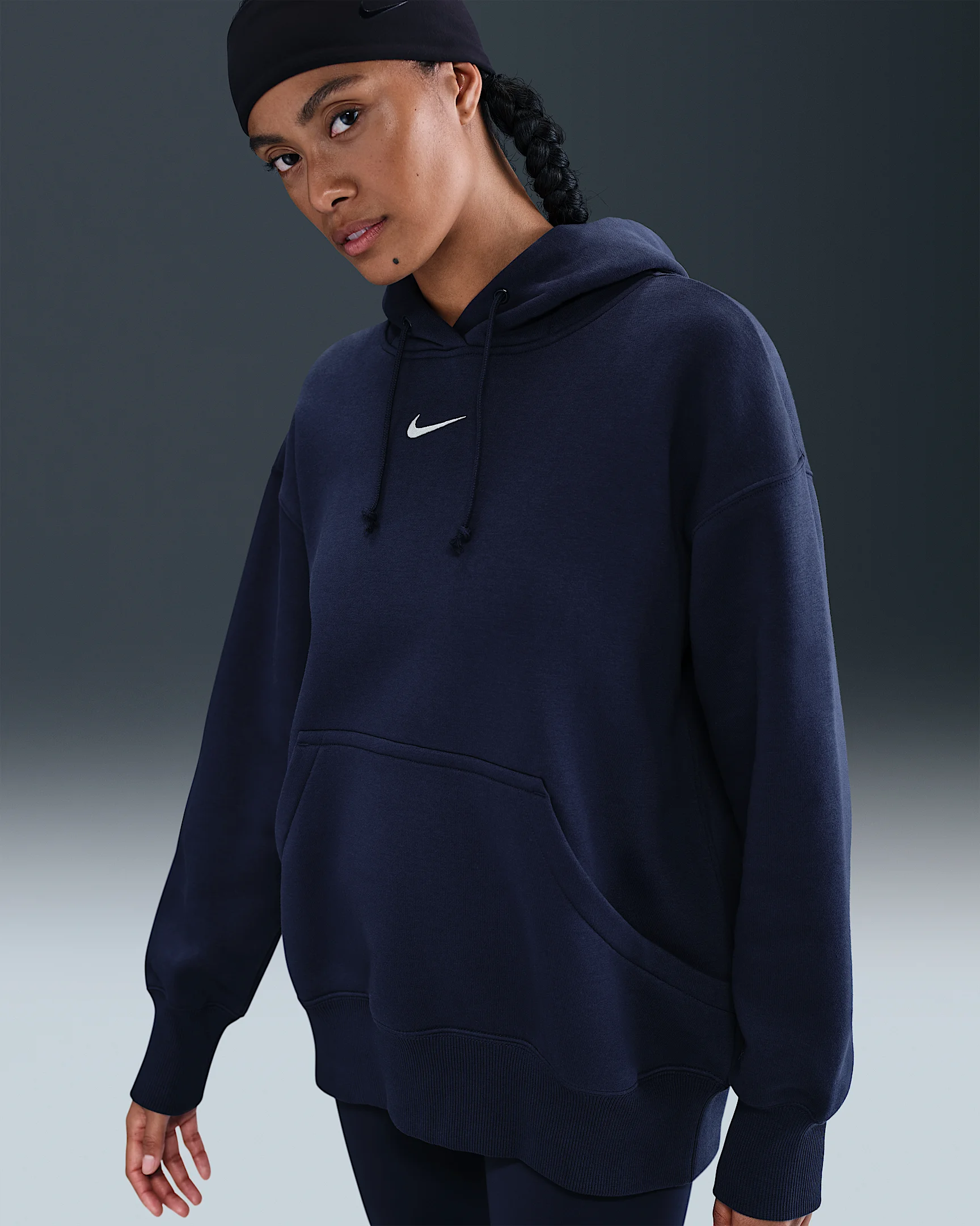 Nike Sportswear Phoenix Fleece 여성 대형 풀 오버 후드 - 1
