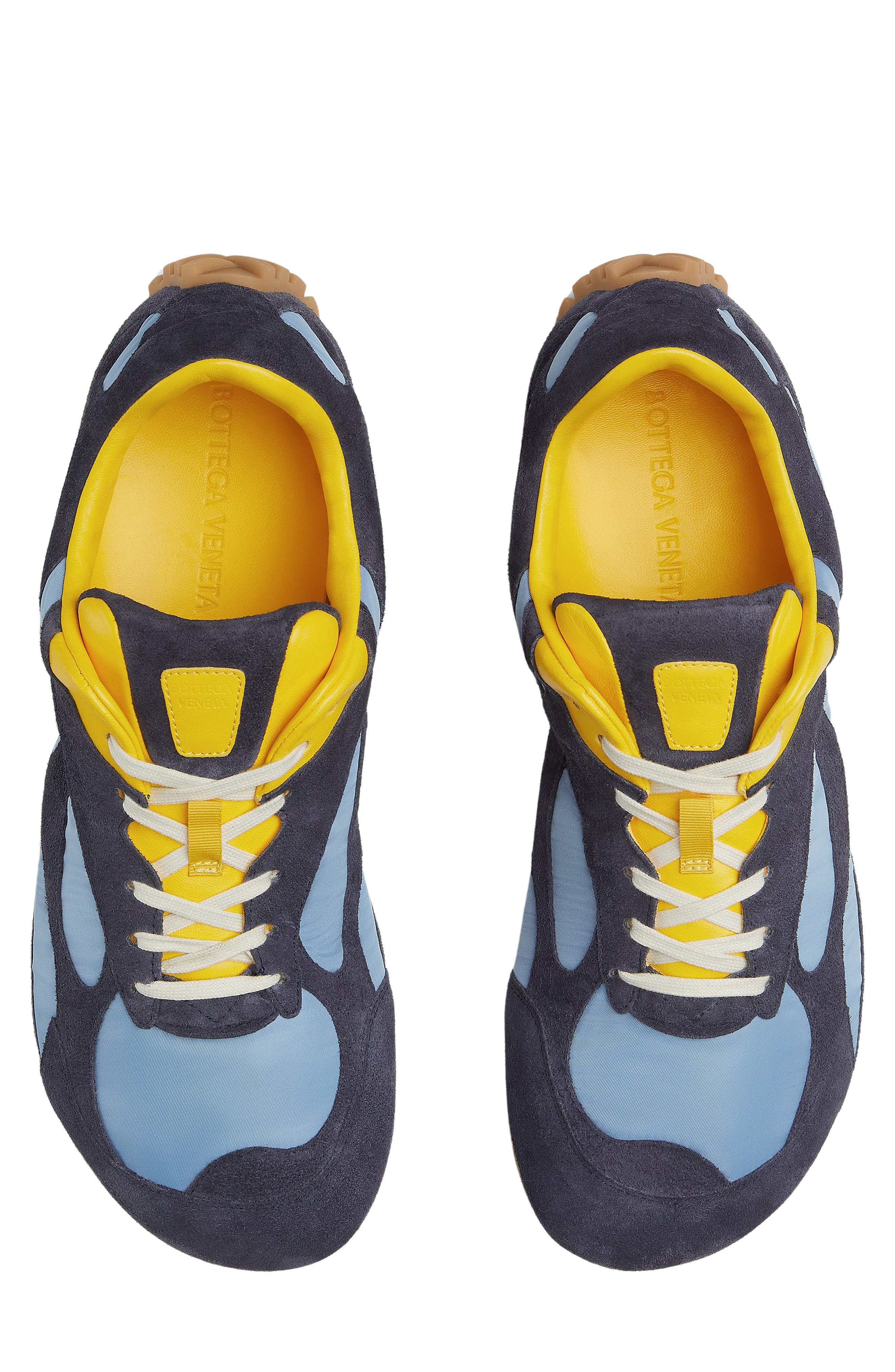 Bottega Veneta Orbit Ballet Sneaker in Abyss/Ice/Egg Yolk at Nordstrom - 4