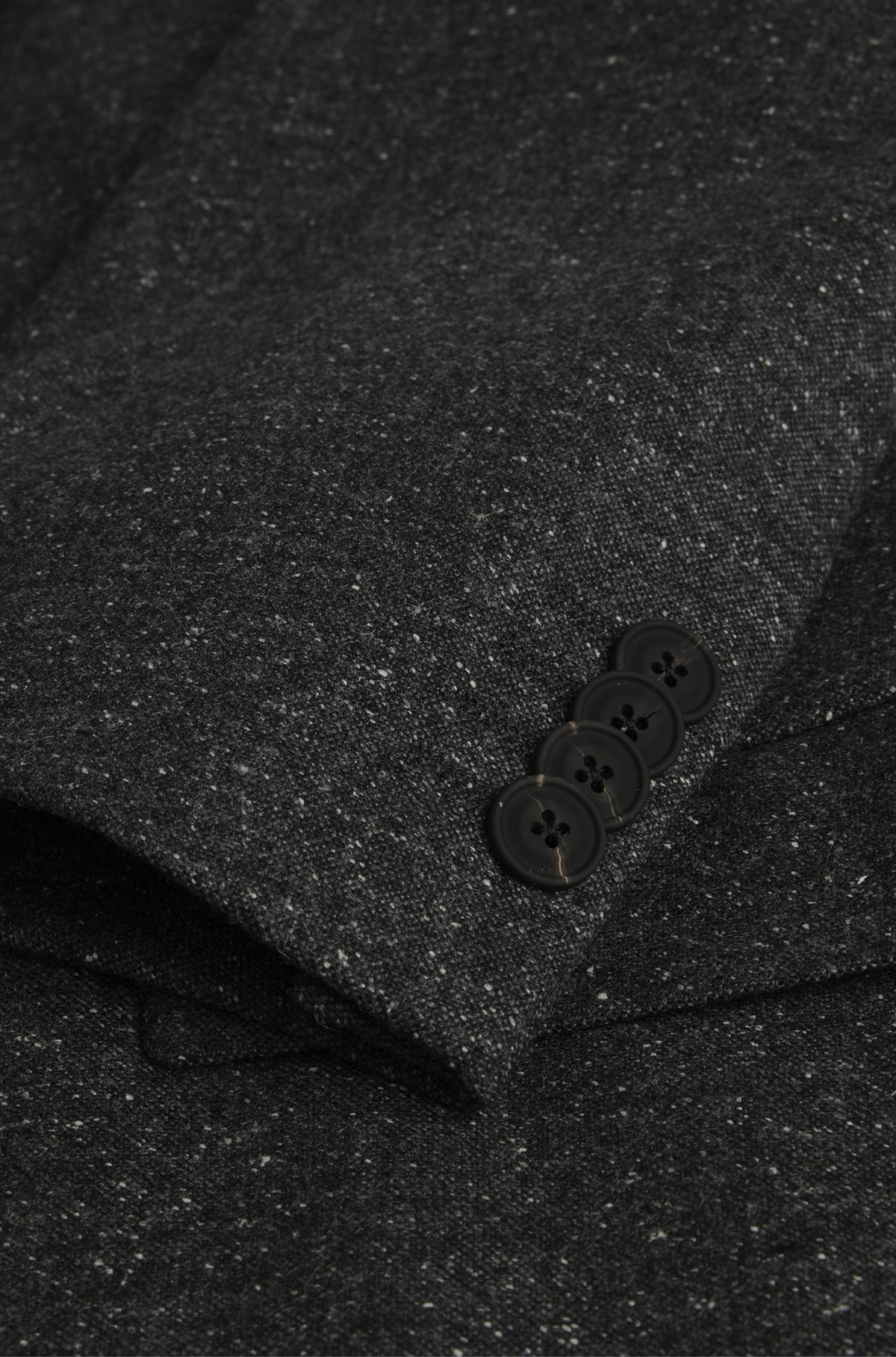 SLIM-FIT SUIT IN MICRO-PATTERNED WOOL - 9