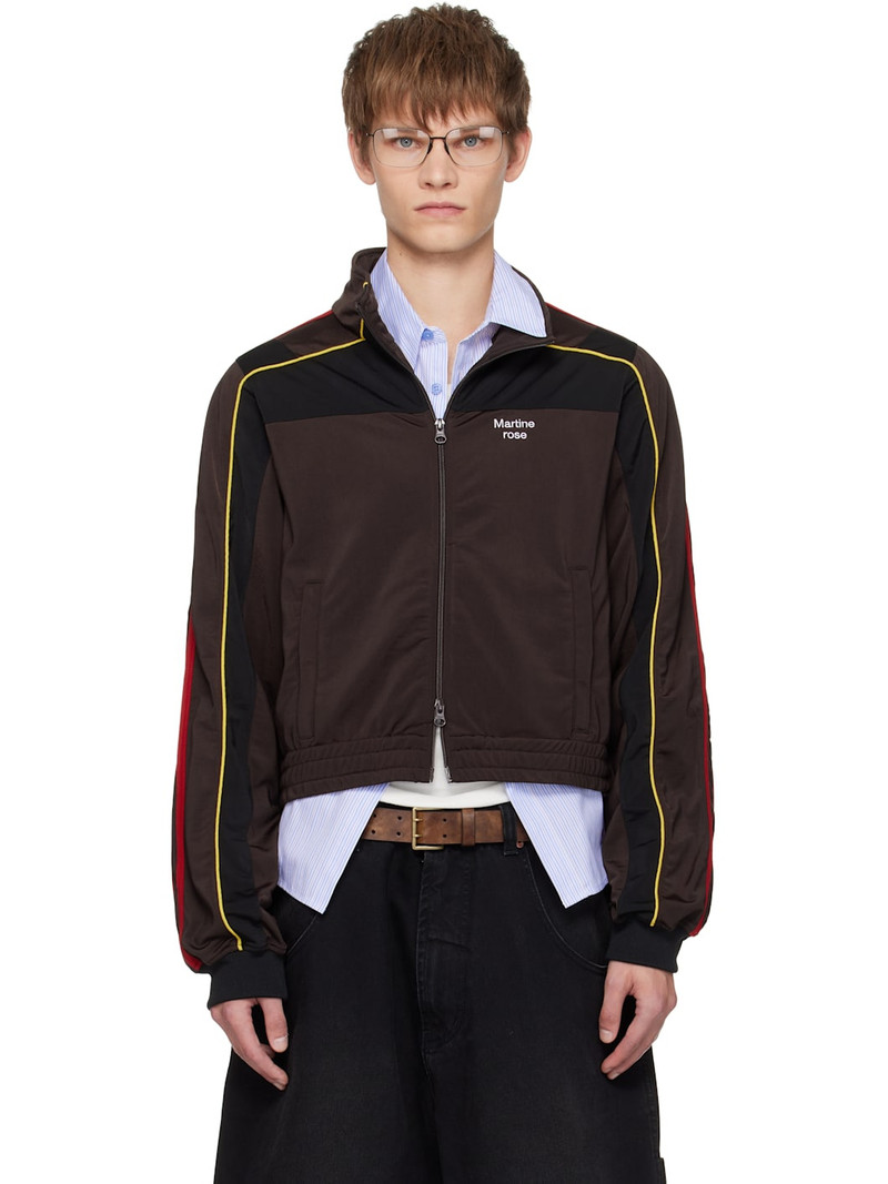 Brown Shrunken Track Jacket 1