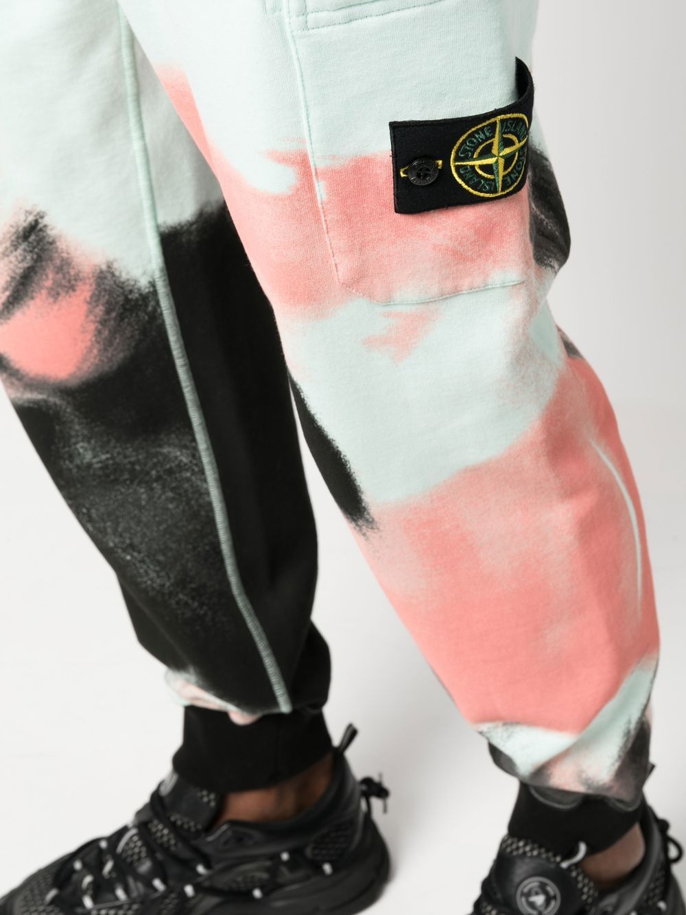 Motion Saturation abstract-print track pants - 5