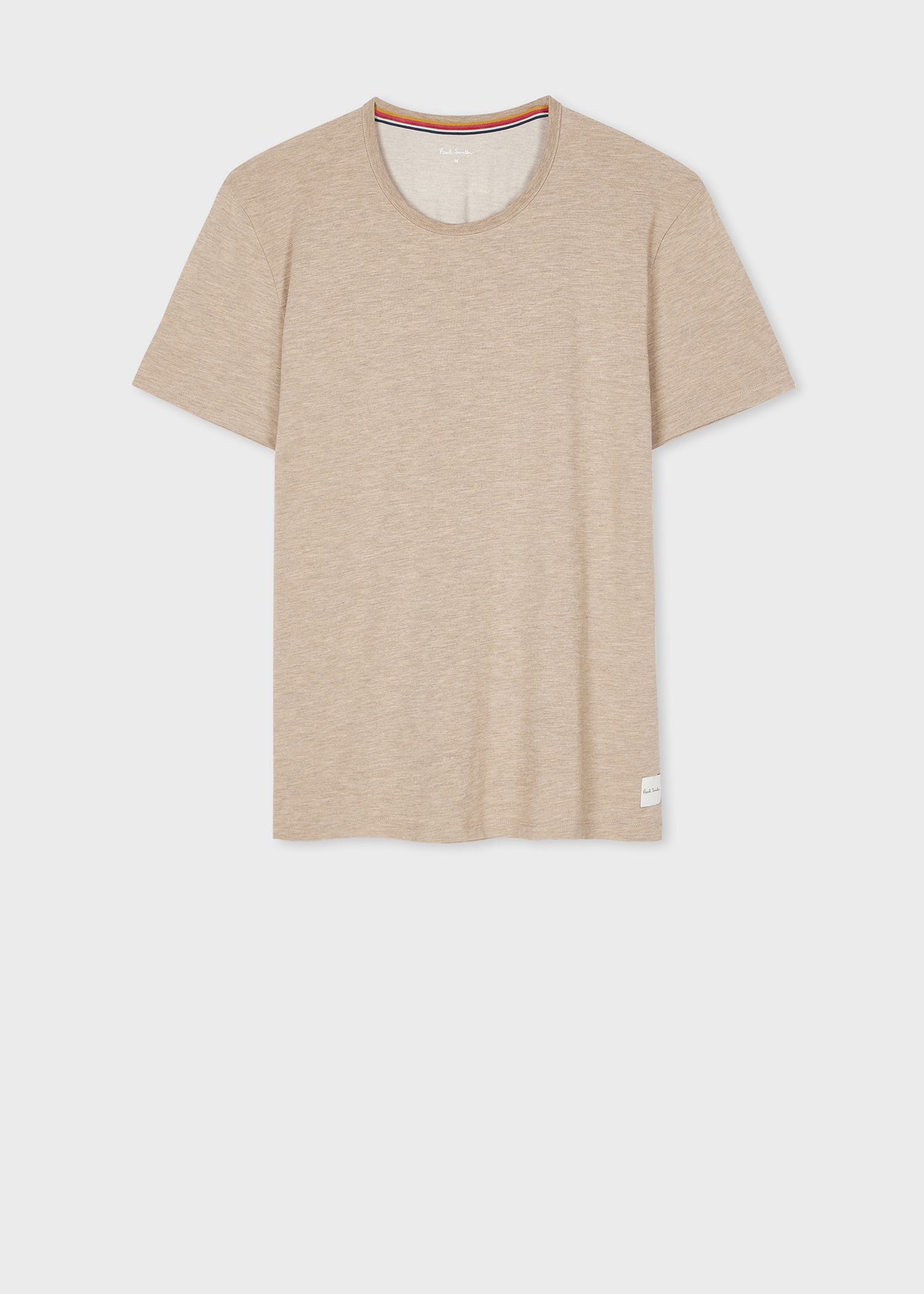Women's Light Brown Modal-Blend Short-Sleeve T-Shirt - 1