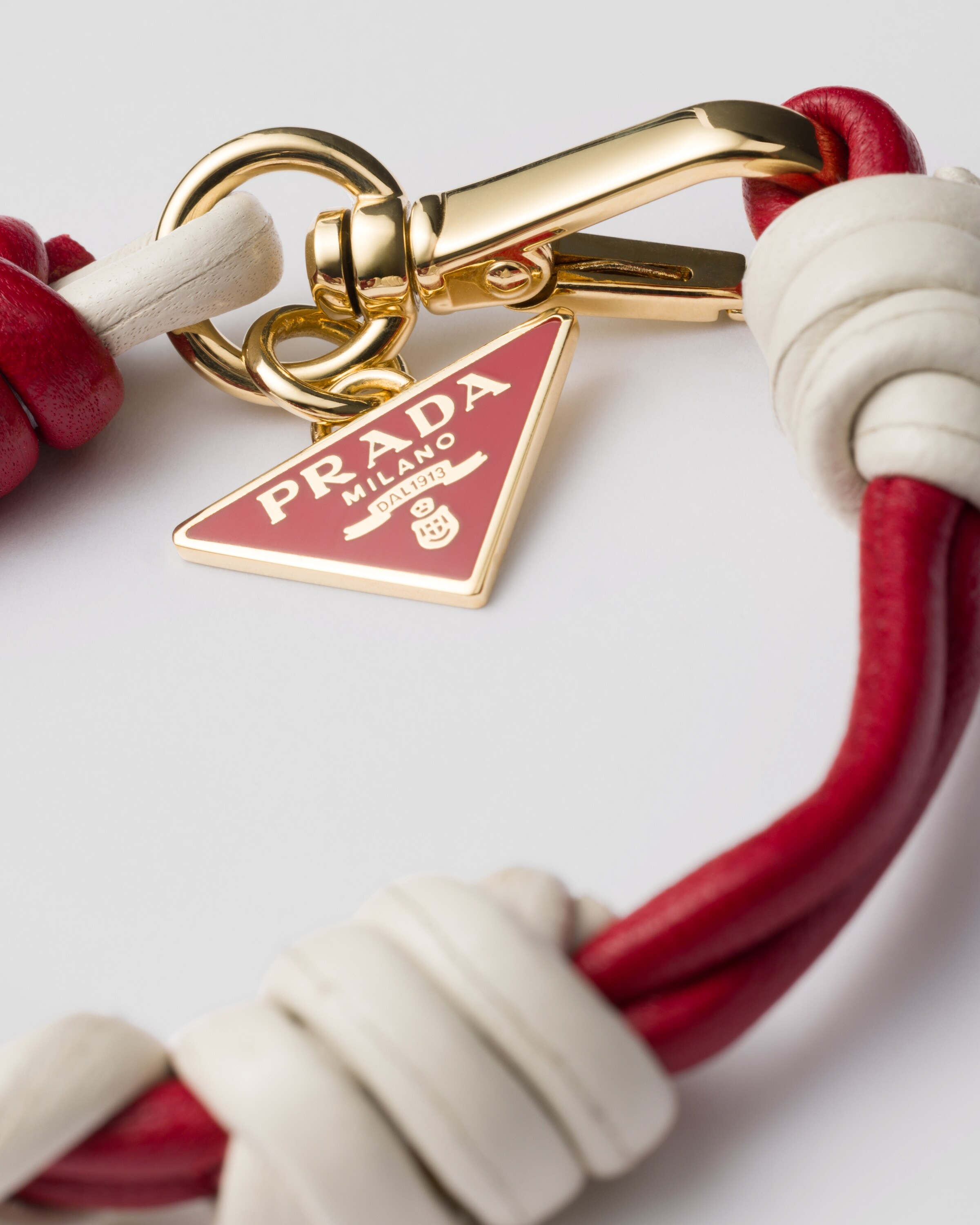 Braided nappa leather bracelet - 2