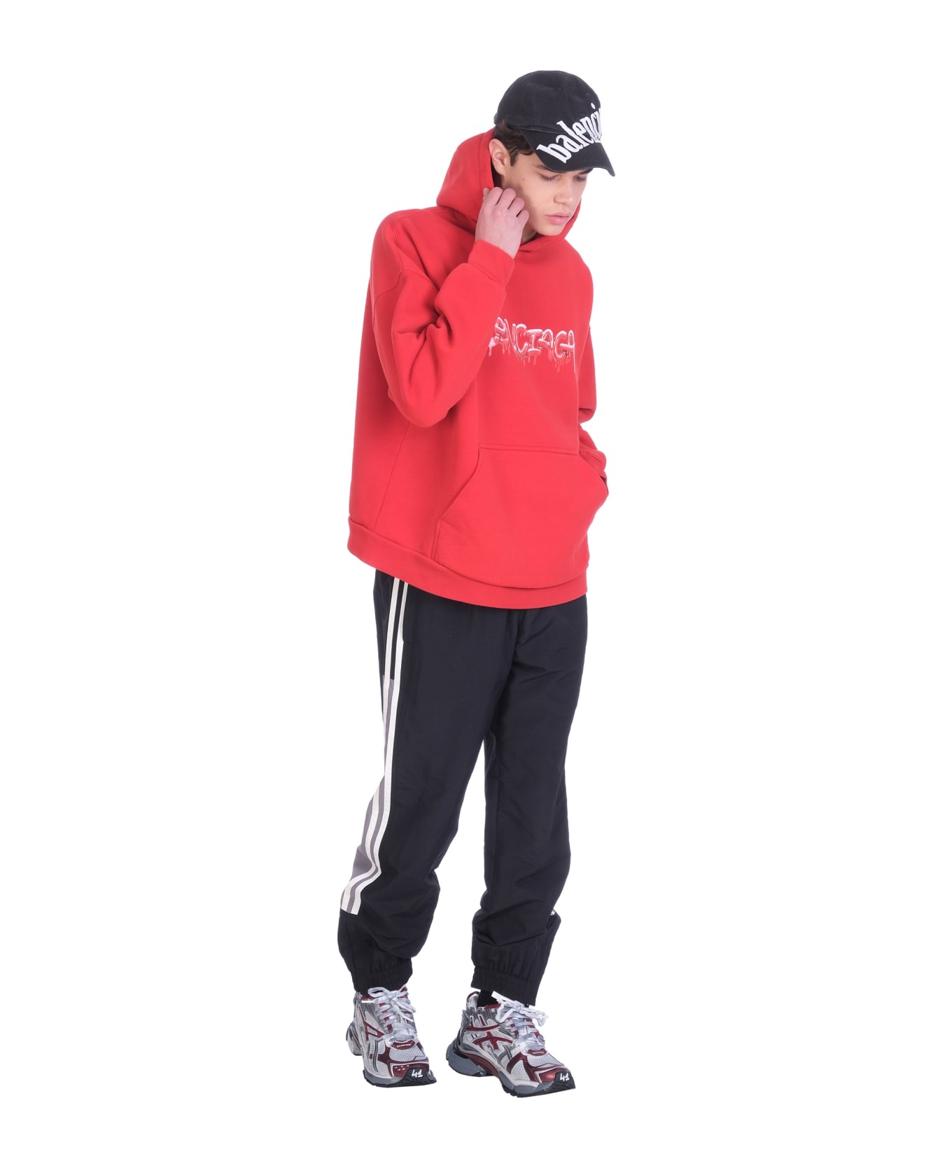 Sweatshirt In Red Cotton - 2