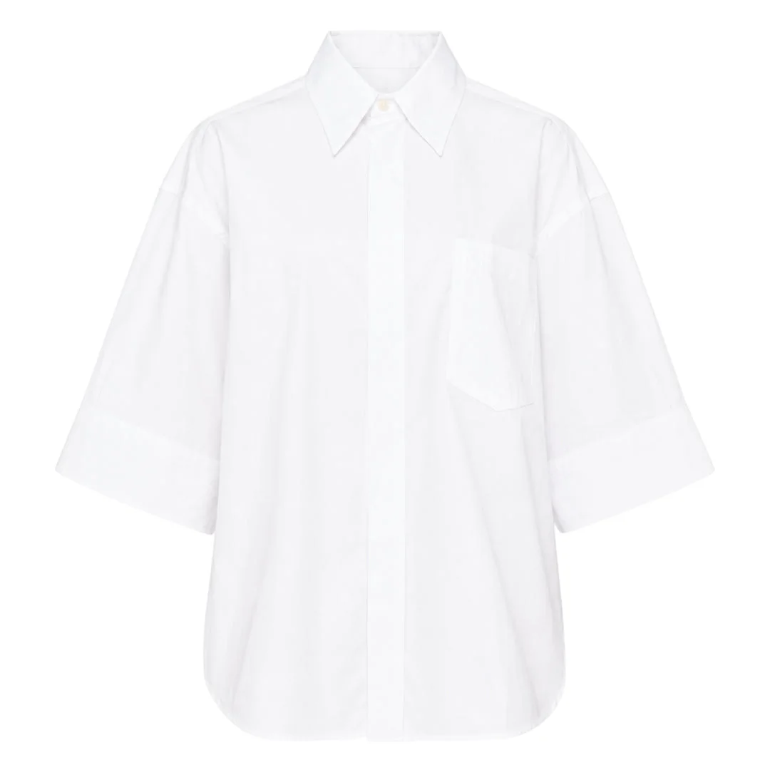 Embossed Short Sleeve Shirt - 1