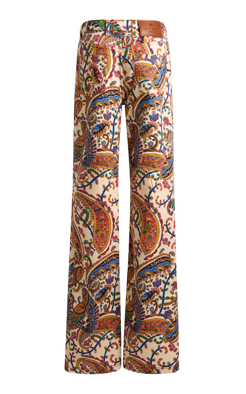 Stretch Mid-Rise Bootcut Jeans print 5