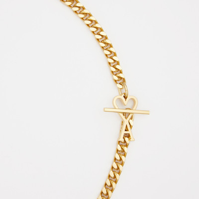 AMI Paris AMI De Coeur Gold-Tone Chain Necklace outlook
