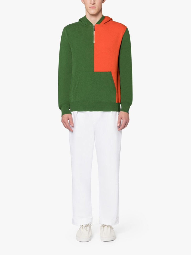 Mackintosh DOUBLE AGENT GREEN WOOL HOODED SWEATER outlook