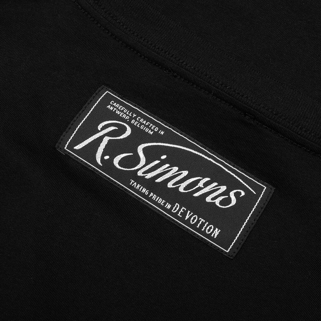 RAF SIMONS OVERSISED T-SHIRT WITH PRINTED POCKET HOLES - BLACK - 6