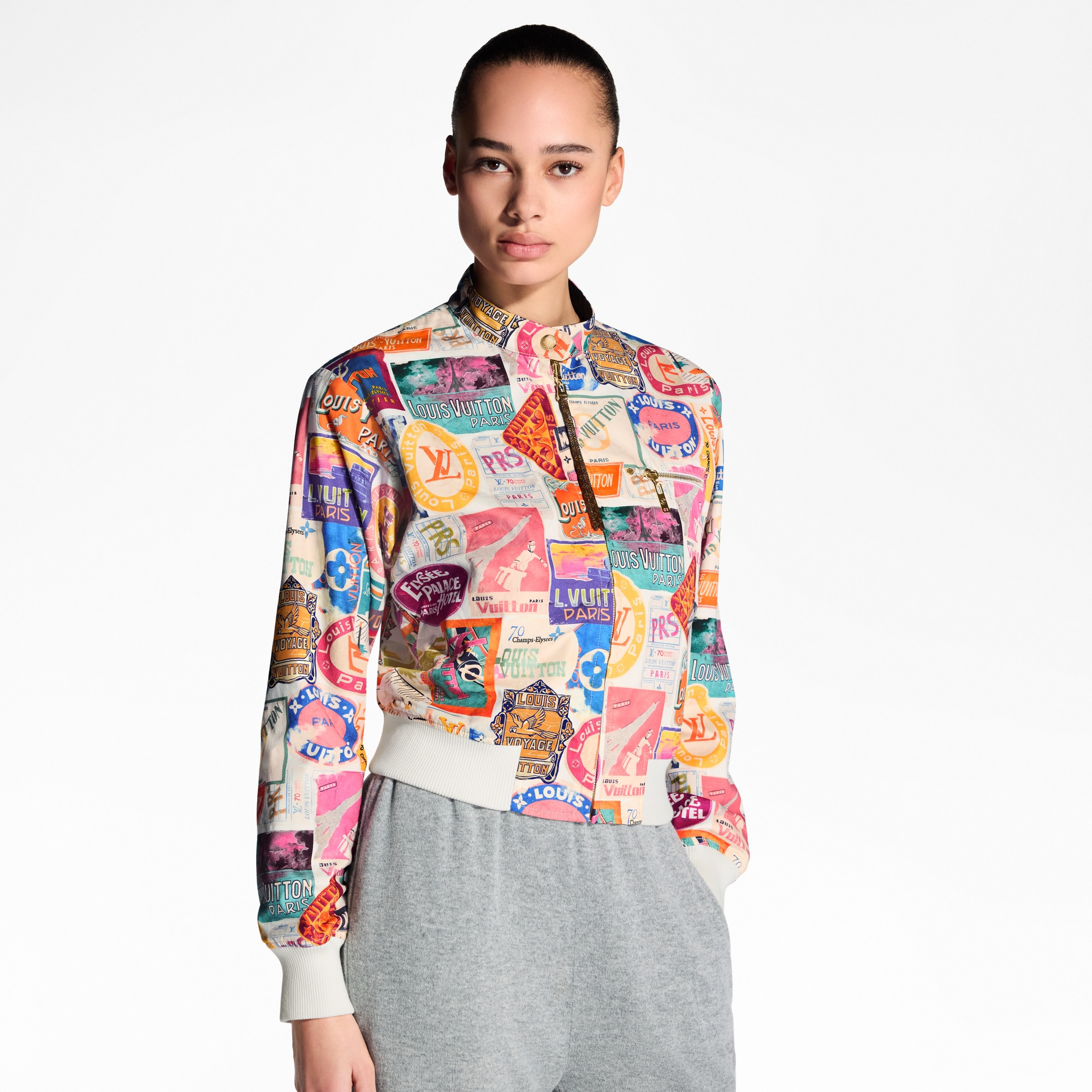 Reversible Travel Patch Bomber Jacket - 2