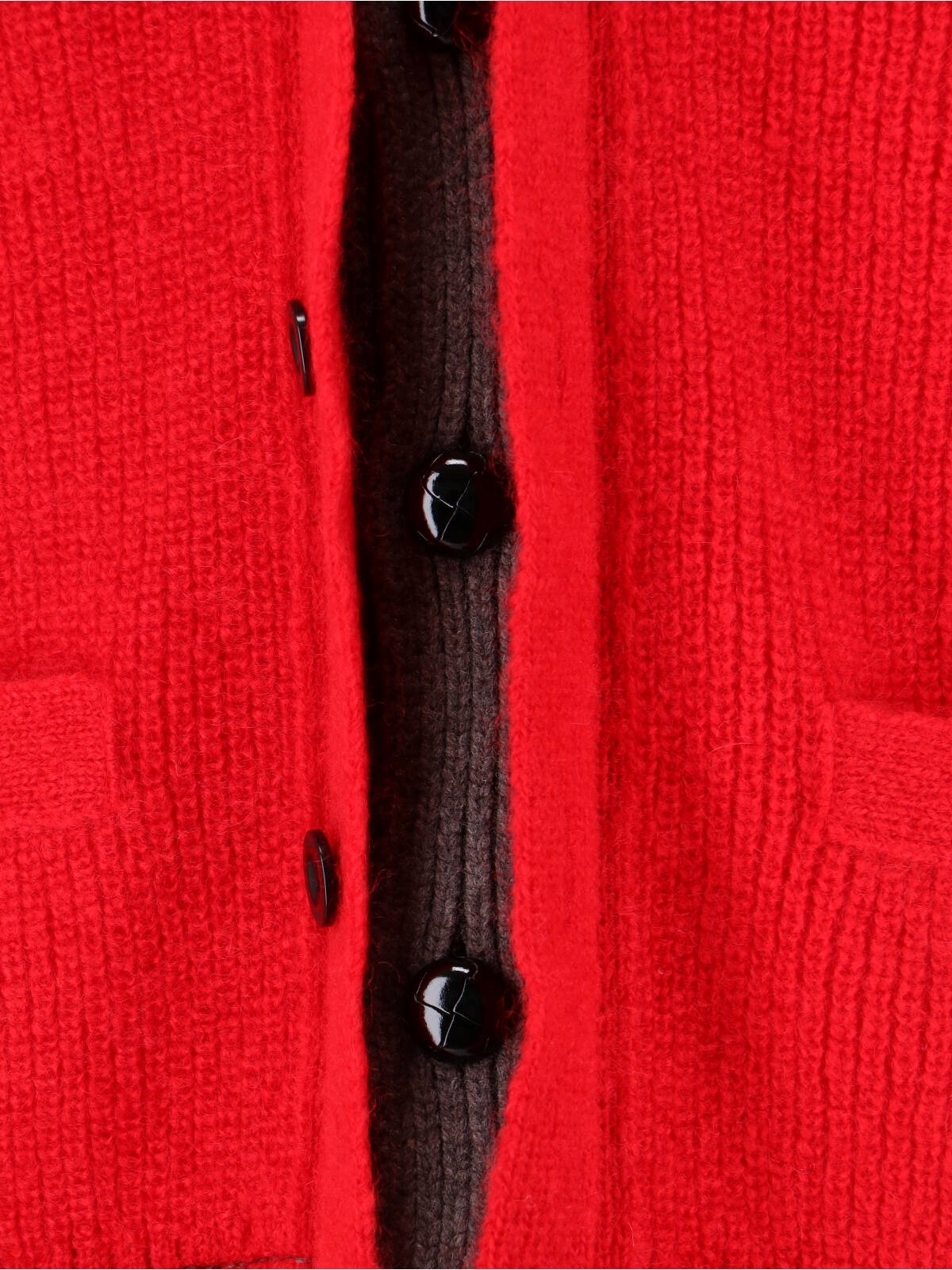 TWO-TONE KNIT CARDIGAN - 4