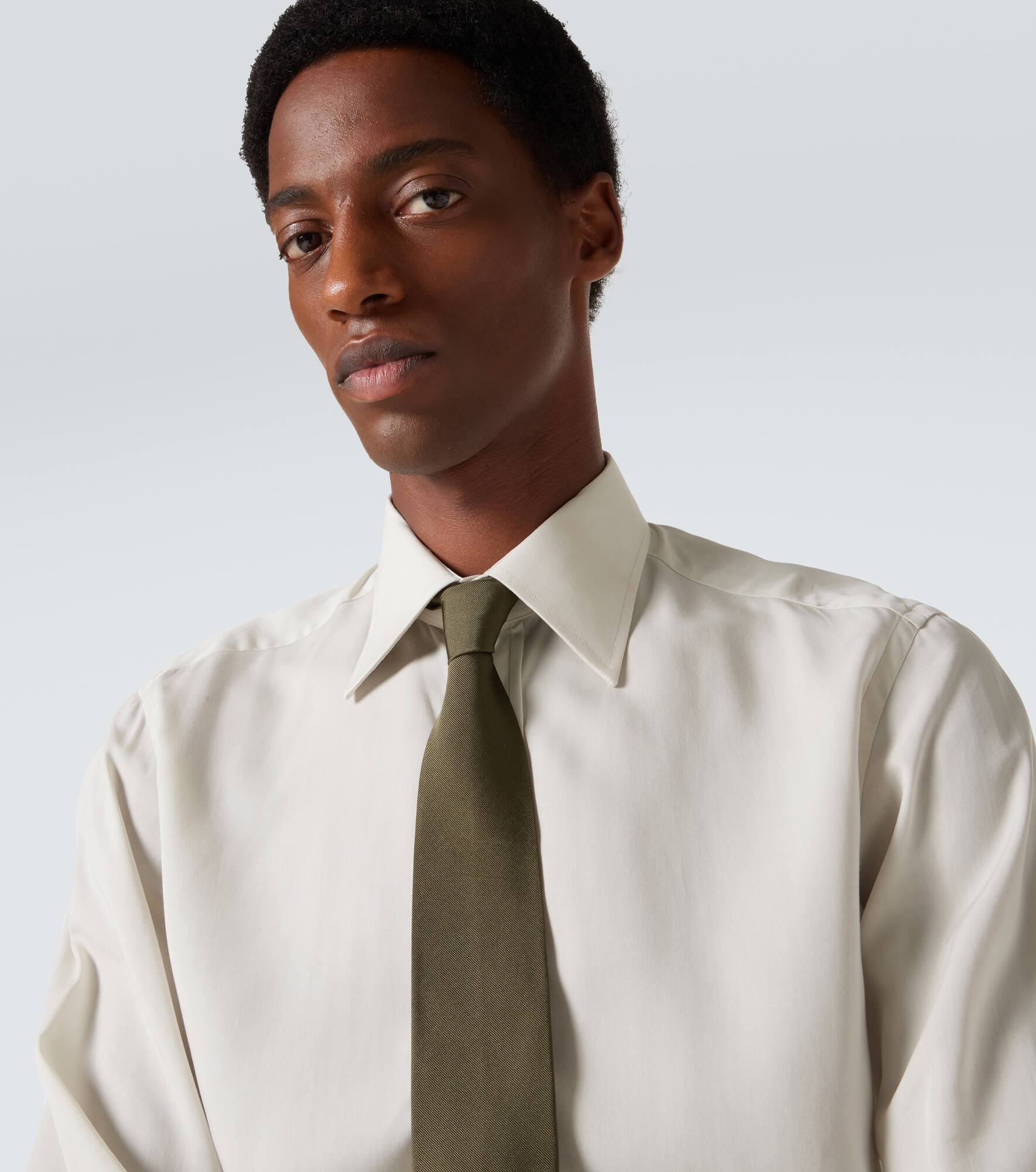 Logo silk tie - 3