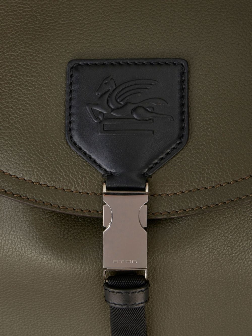 medium leather backpack - 6