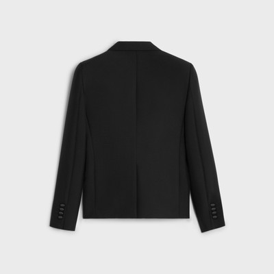 CELINE short tux jacket in wool and mohair outlook