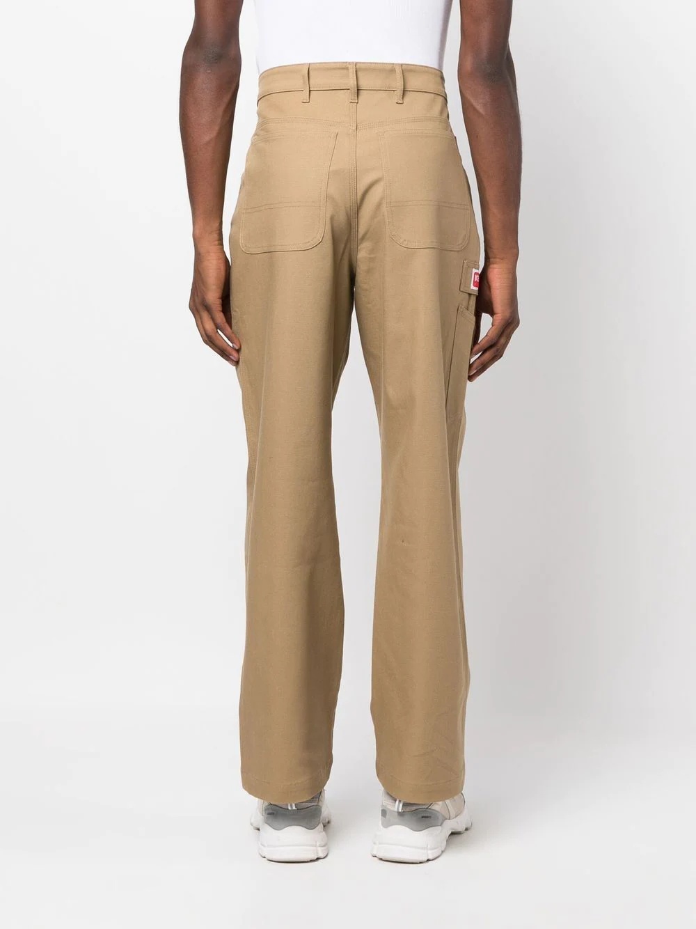 straight-leg Carpenter trousers - 4