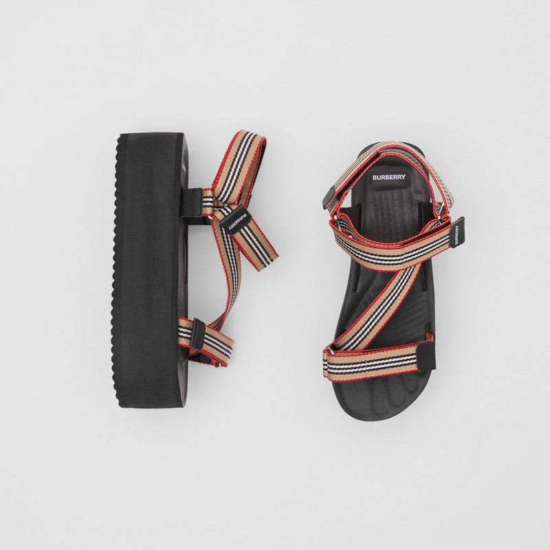 Burberry Icon Stripe Sandals outlook