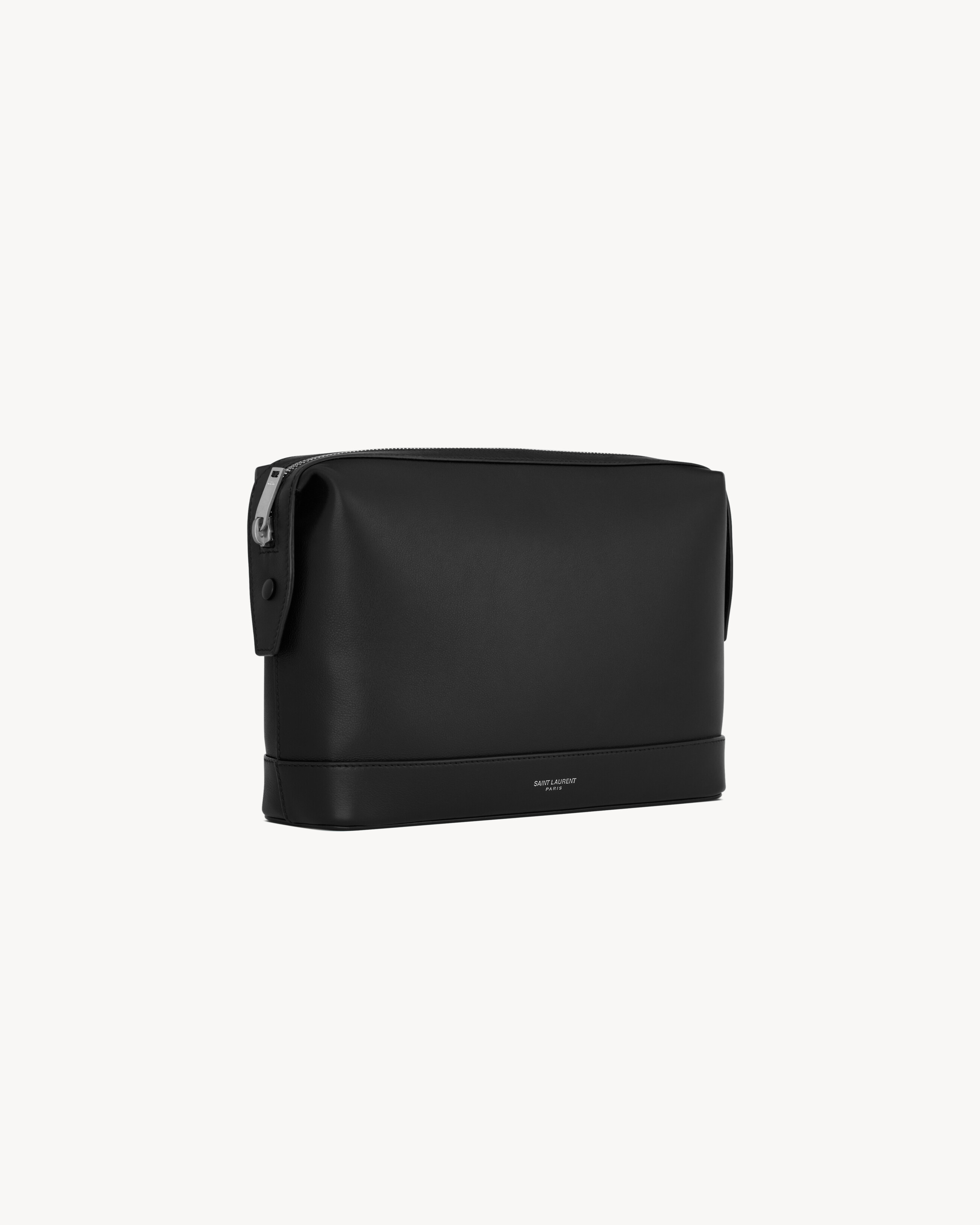 SAINT LAURENT PARIS SMALL POUCH IN LEATHER - 4
