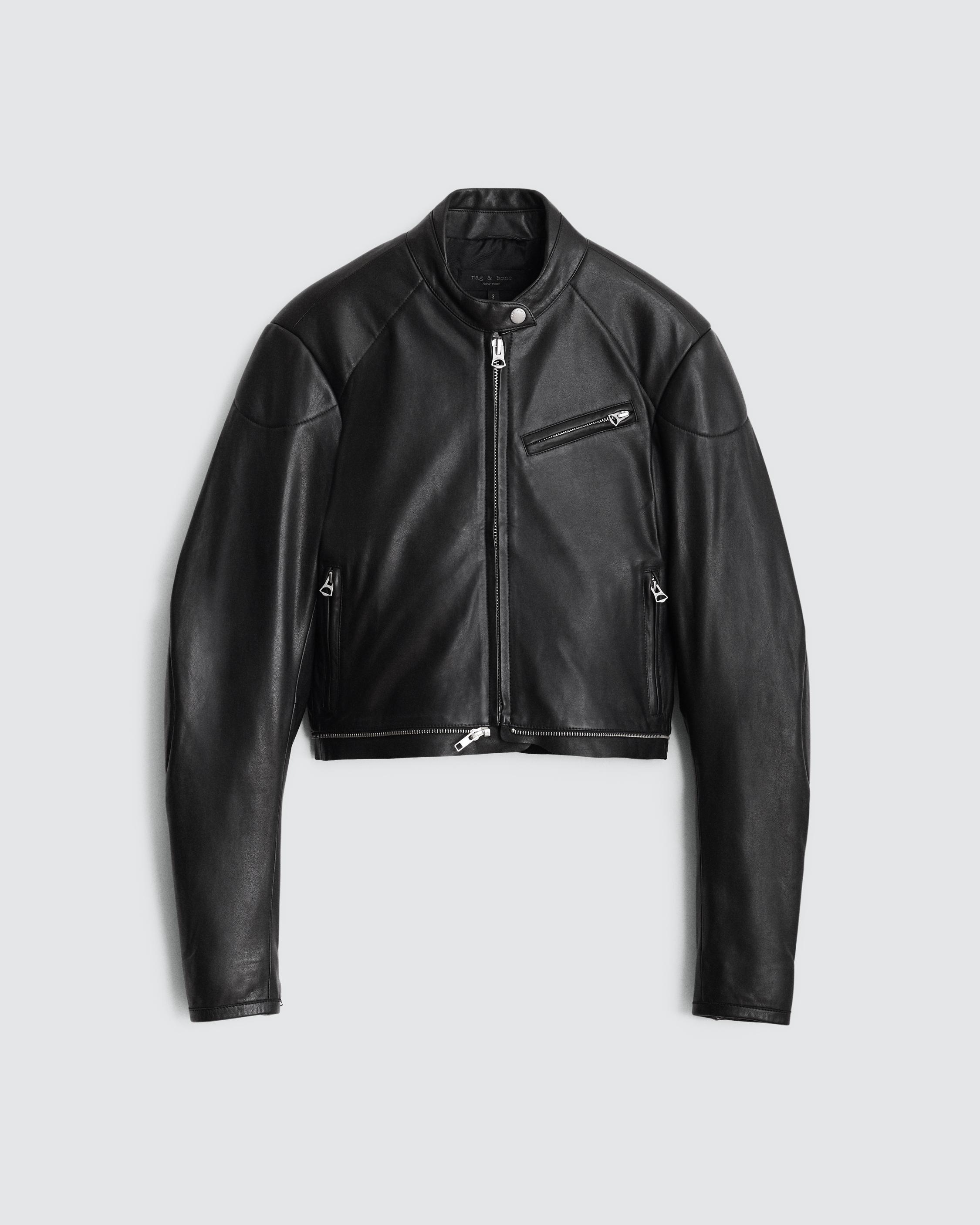 【関税込み】rag & bone ブラック Sedona レザージャケット rag & bone Black Sedona Leather Jacket Rag and Bone