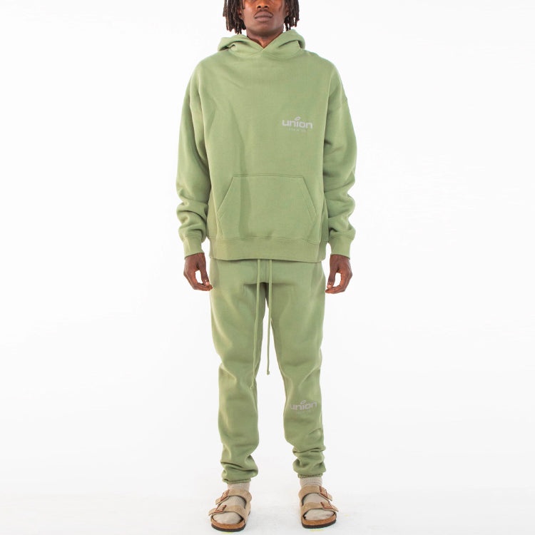 Fear of God Essentials FW21 Vintage Hoodie x Union LA 'Green' FOG-FW21-094 - 3