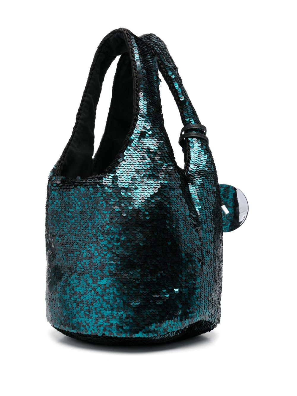 mini sequinned tote bag - 3