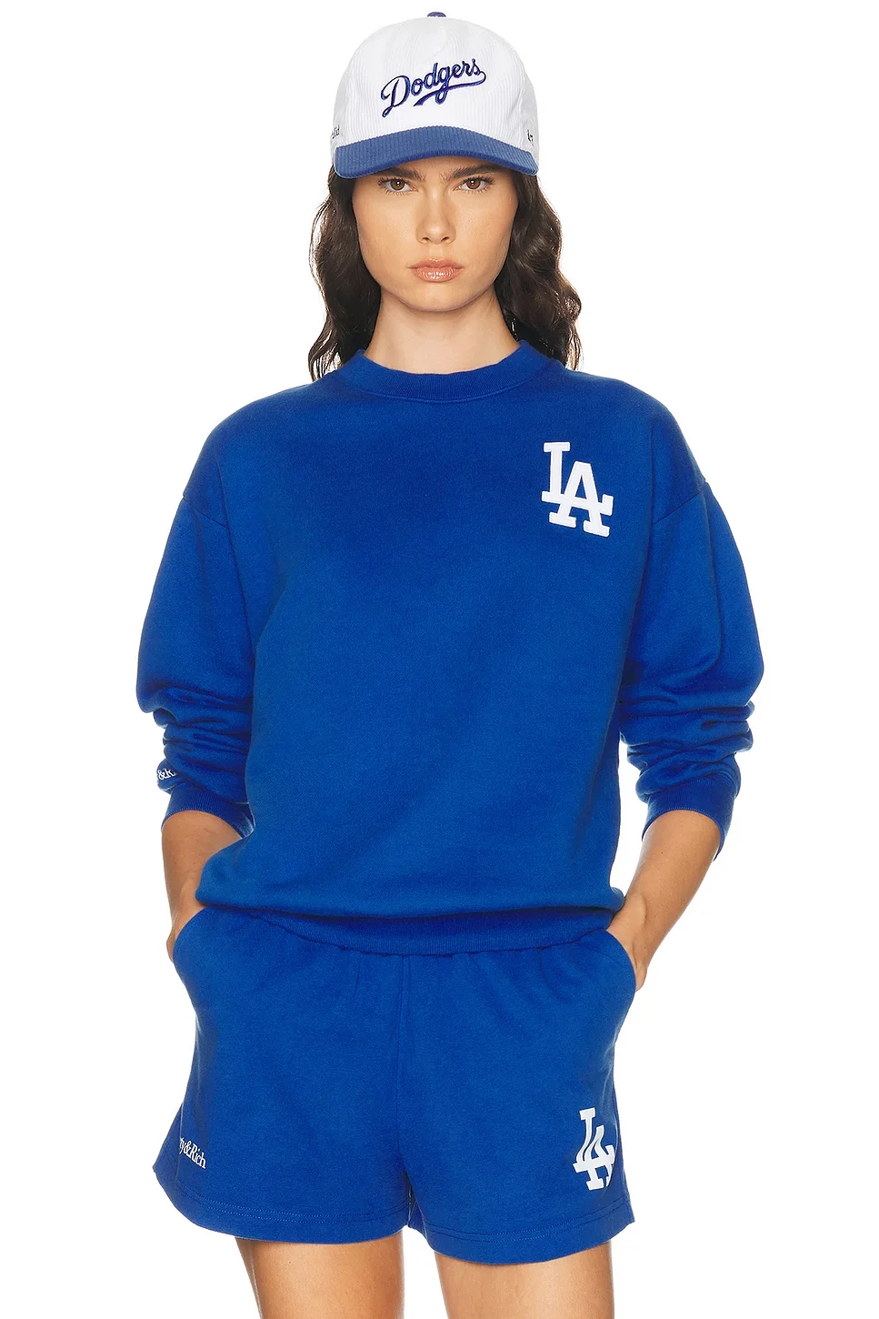 x Dodgers LA Serif Crewneck Sweatshirt - 1