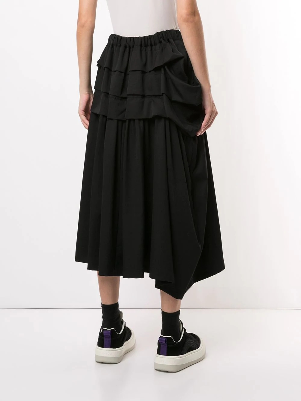 ruffled wool skirt - 4