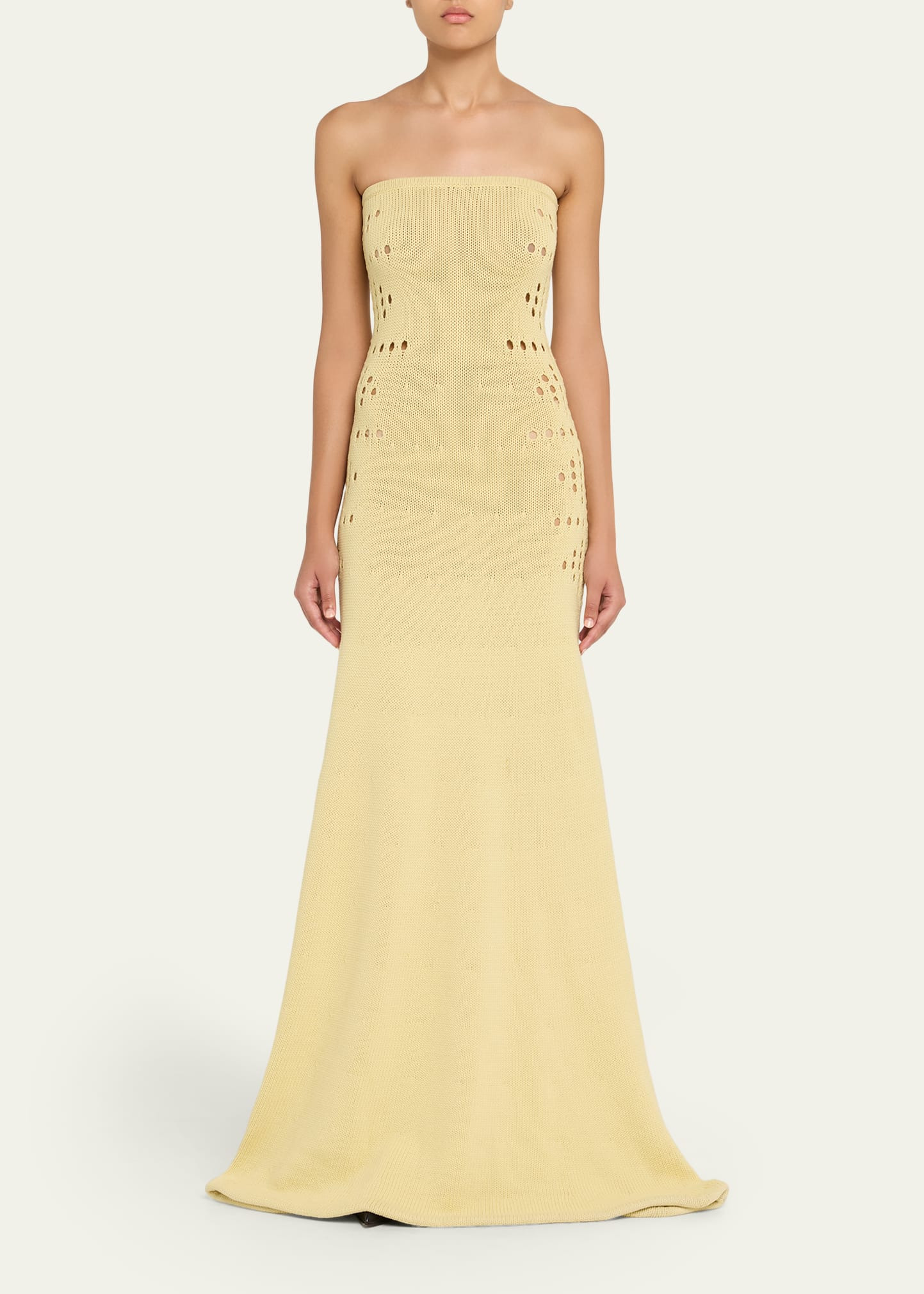 Mavis Cutout Strapless Knit Maxi Dress - 2